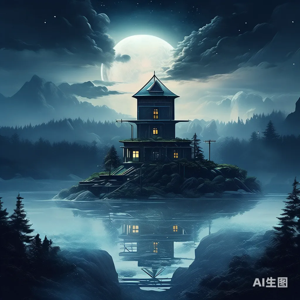 镜狱岛事件艺术插图