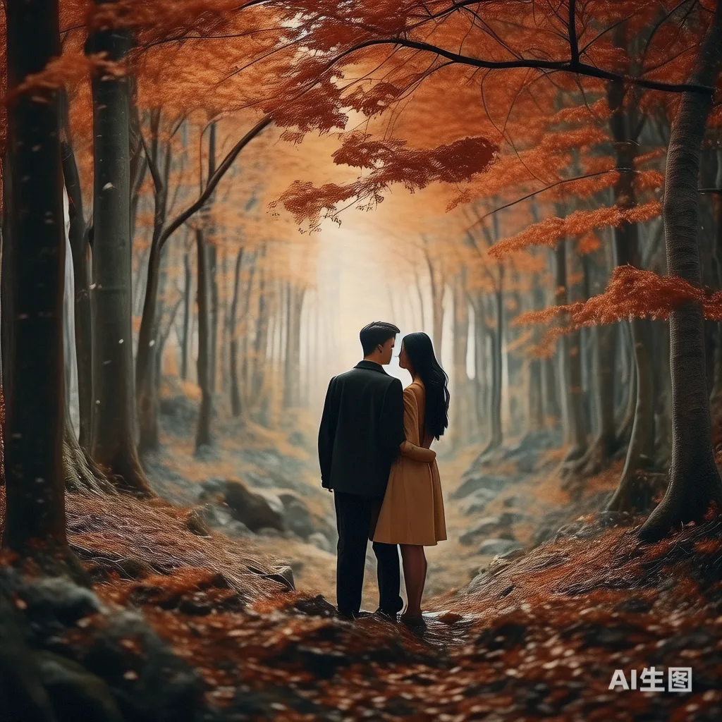 一对普通夫妇正在调查一桩神秘案件的场景