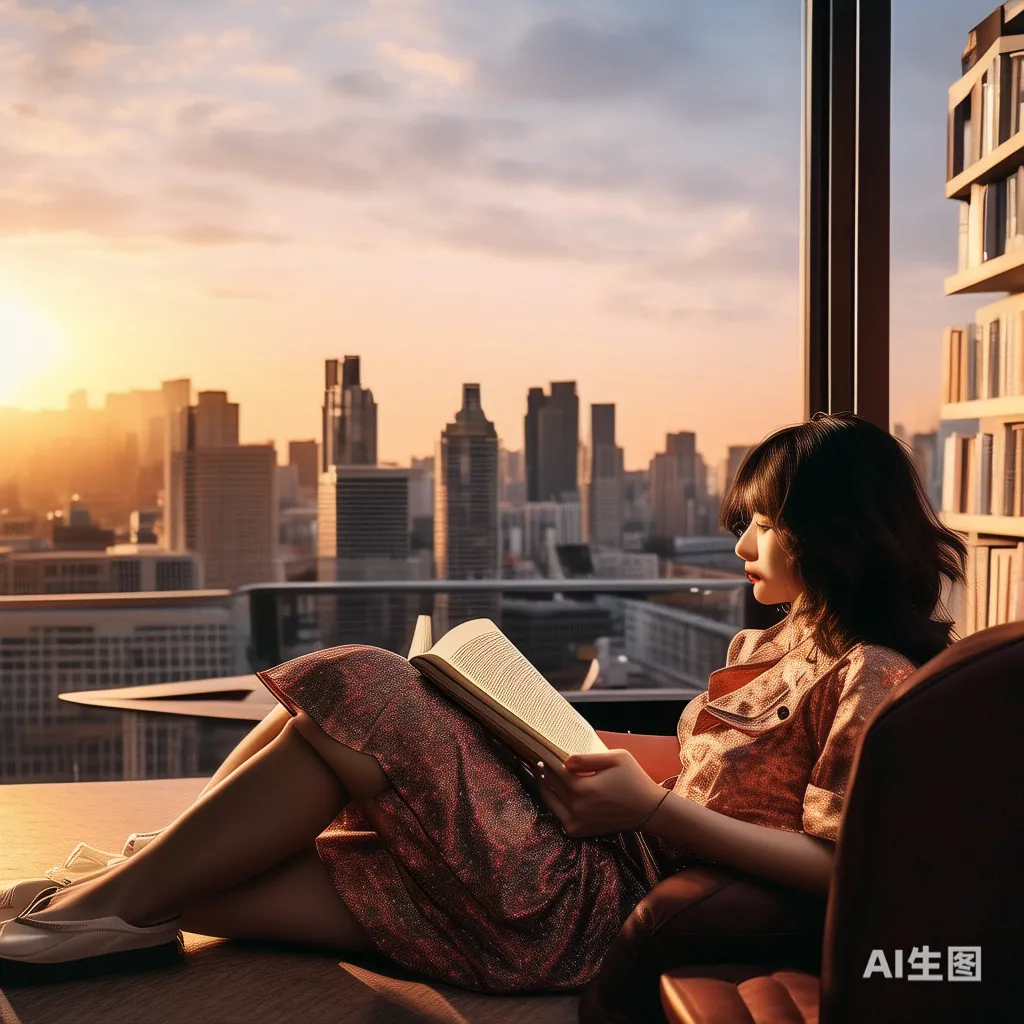 一位女性主义者正在阅读《Feminism Unmodified》