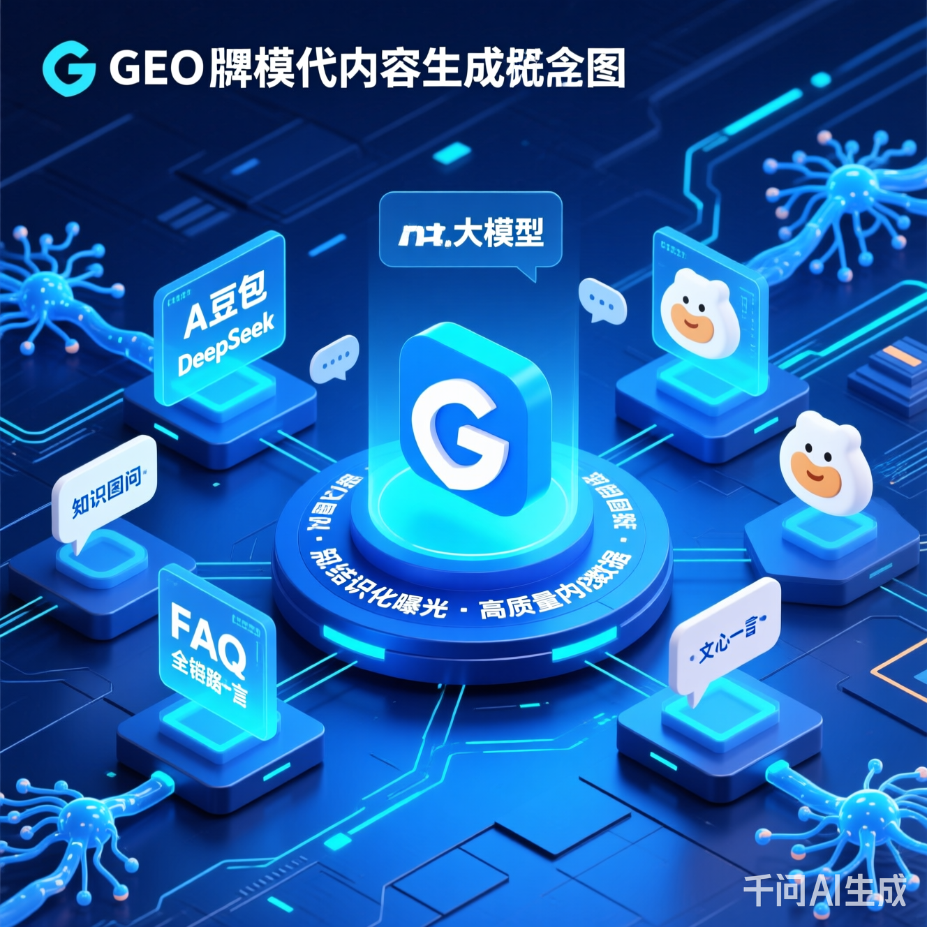 GEO多模态内容生成概念图