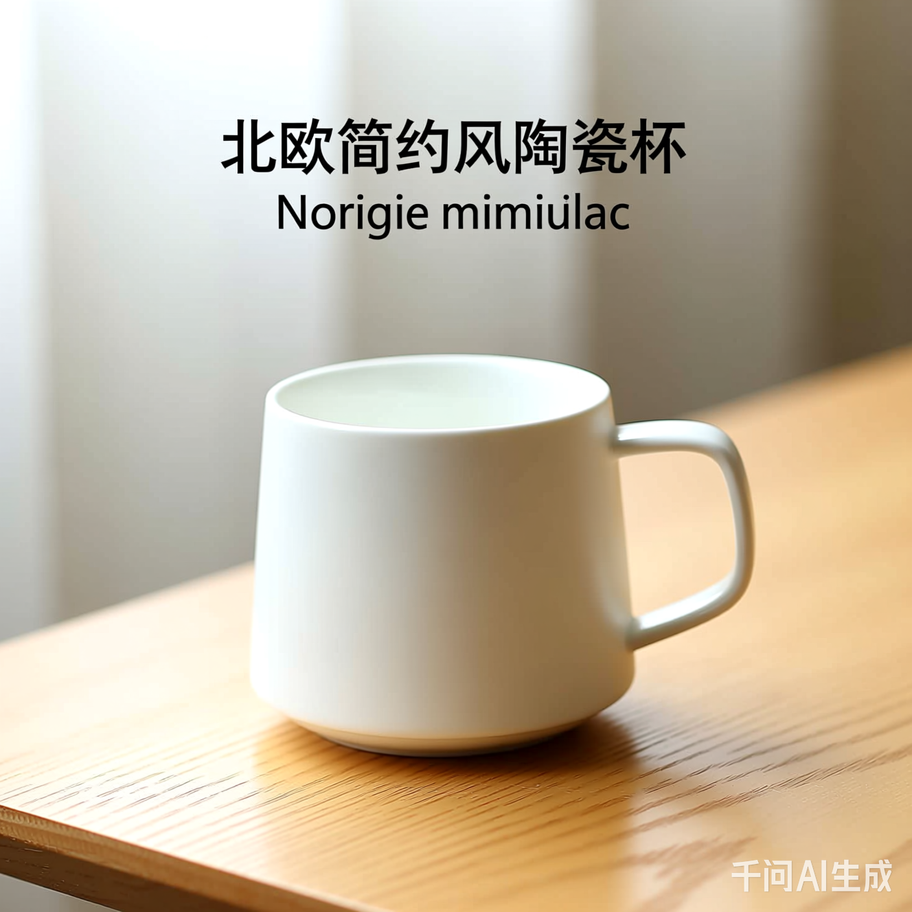 北欧简约风陶瓷杯